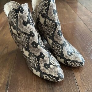 Steve Madden Snakeskin Rookie Booties